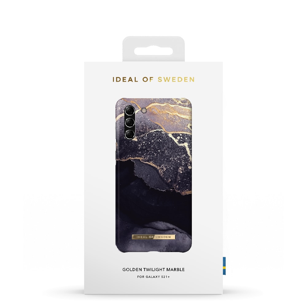 IDEAL OF SWEDEN Mobilskal Golden Twilight Marble till Samsung Galaxy S21+