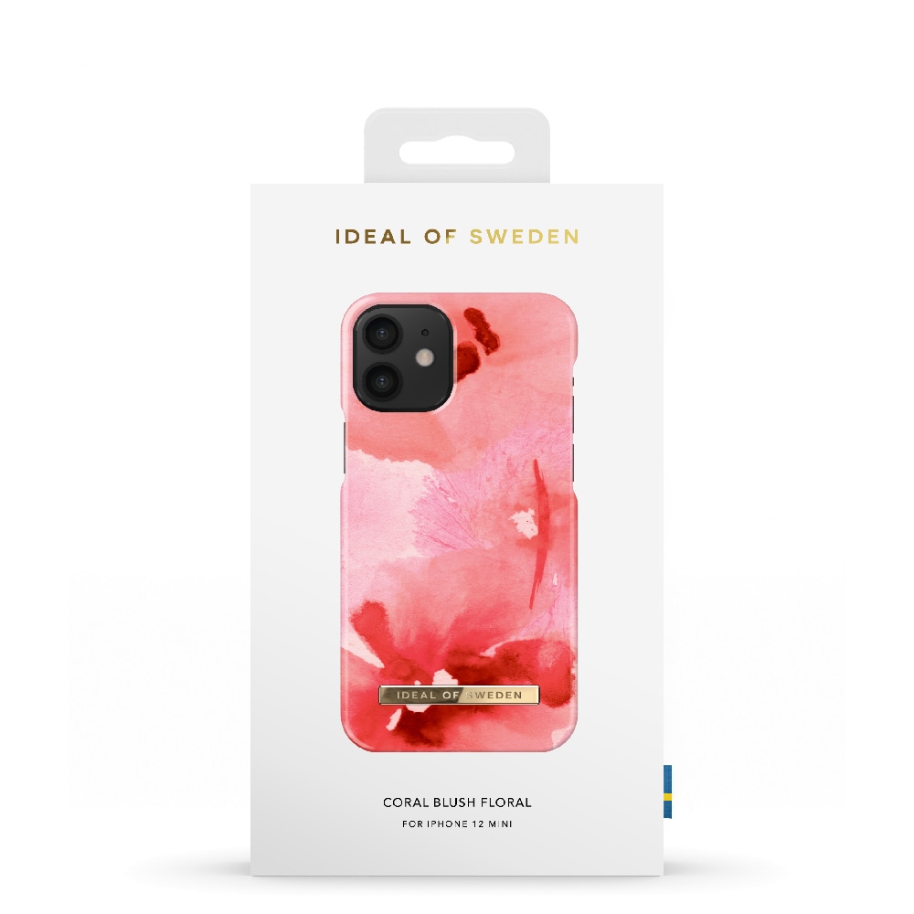 IDEAL OF SWEDEN Mobilskal Coral Blush Floral till iPhone 12 mini