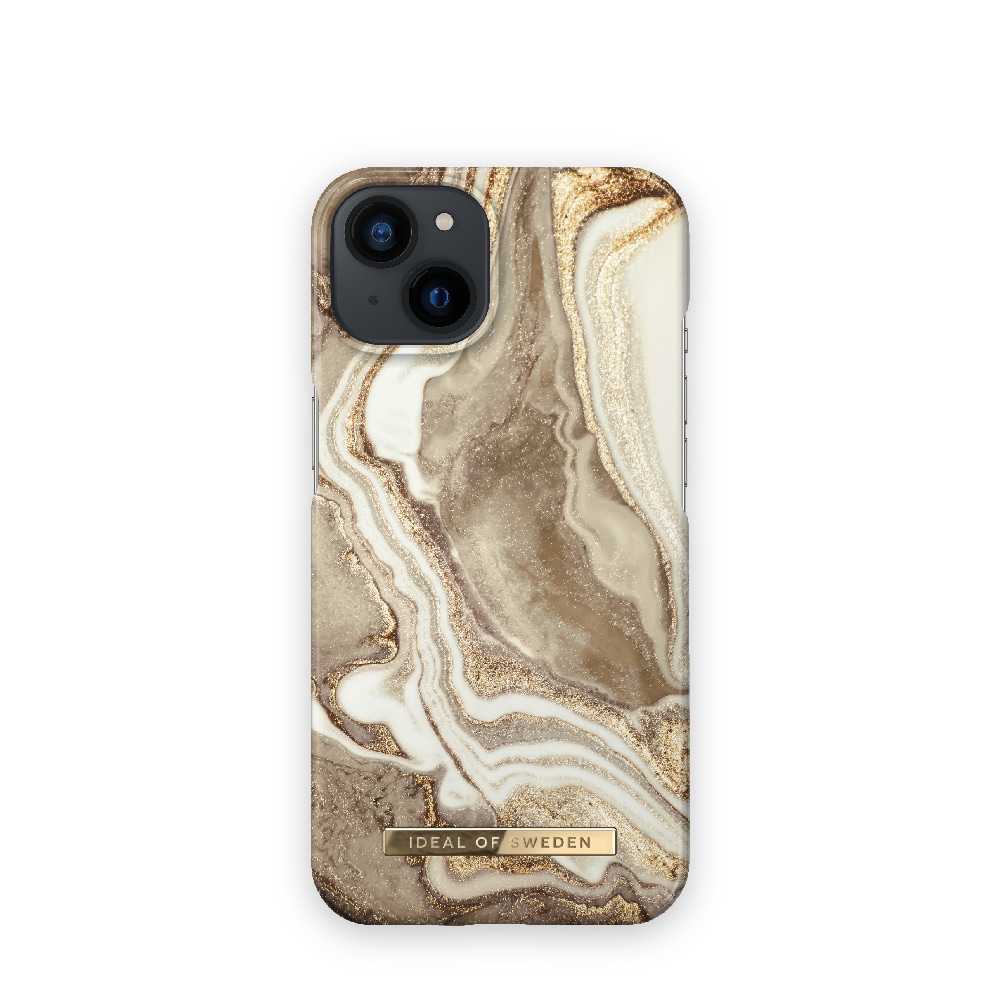 IDEAL OF SWEDEN Mobilskal Golden Sand Marble till iPhone 13