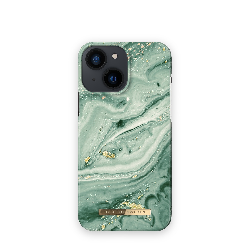 IDEAL OF SWEDEN Mobilskal Mint Swirl Marble till iPhone 13 mini