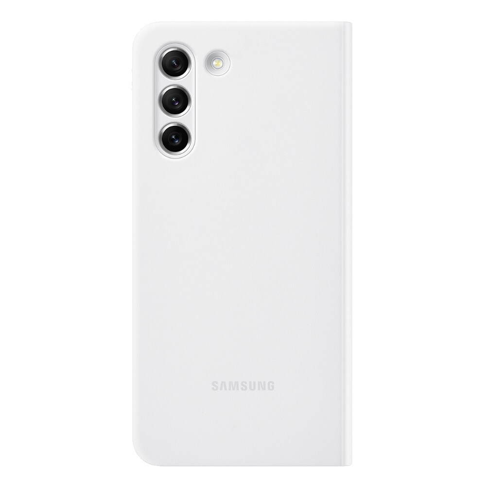 Samsung Smart Clear View Cover EF-ZG990 till Galaxy S21 FE Vit