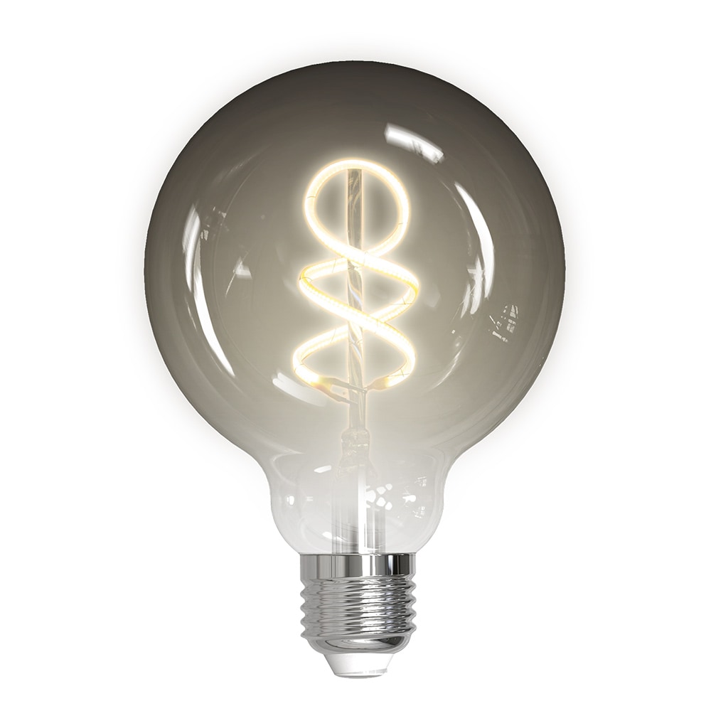 Deltaco Smart Home Filament LED-Lampa E27 G95 Smokey