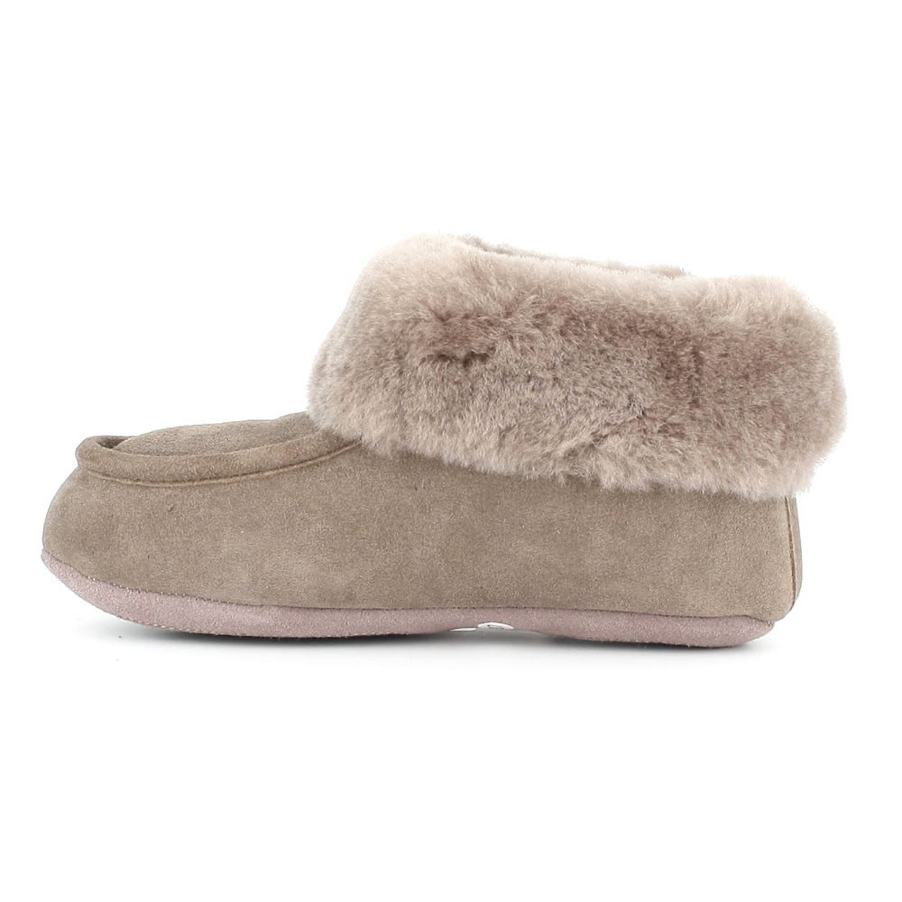 Axelda London 38 - Fårskinnstoffla Beige