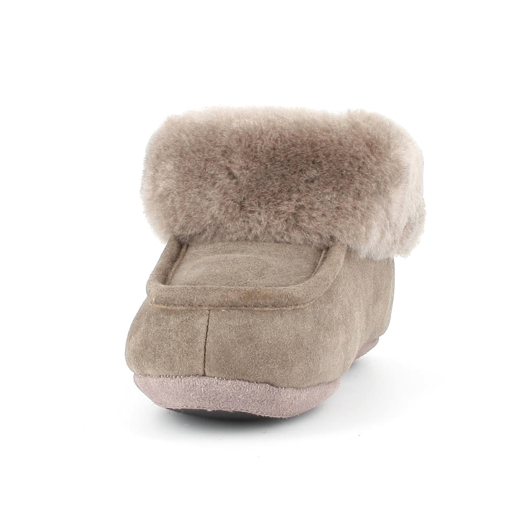 Axelda London 38 - Fårskinnstoffla Beige