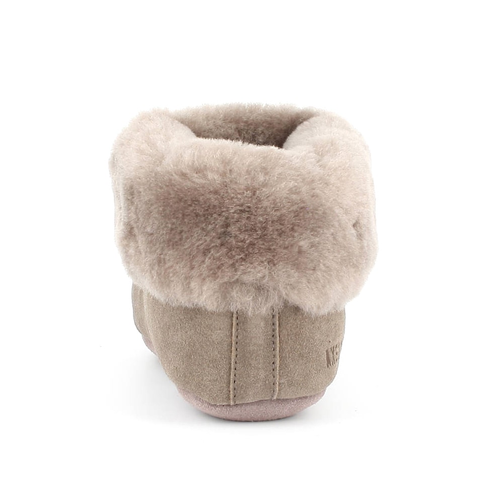 Axelda London 39 - Fårskinnstoffla Beige