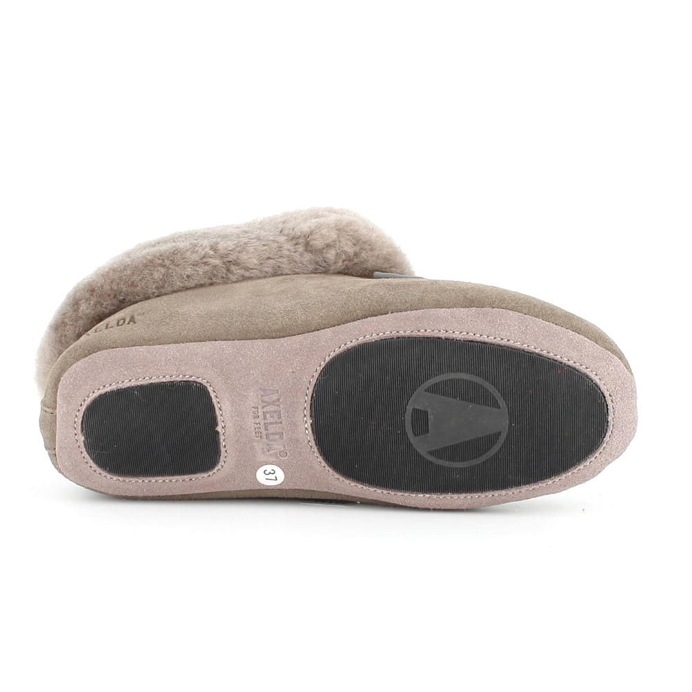 Axelda London 41 - Fårskinnstoffla Beige