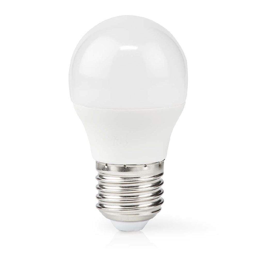 Nedis Frostad LED-lampa Varmvit E27, G45, 4.9W, 470lm, 2700K