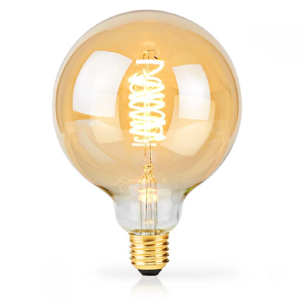 Nedis Dimbar LED-lampa Extra varmvit E27, G95, 3.8W, 250lm, 2100K