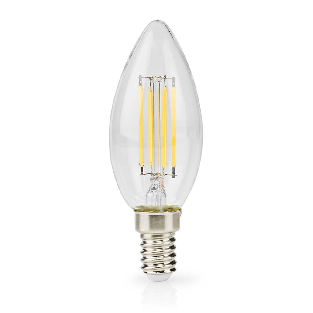 Nedis Dimbar LED-lampa Varmvit E14, kron, 4.5W, 470lm, 2700K
