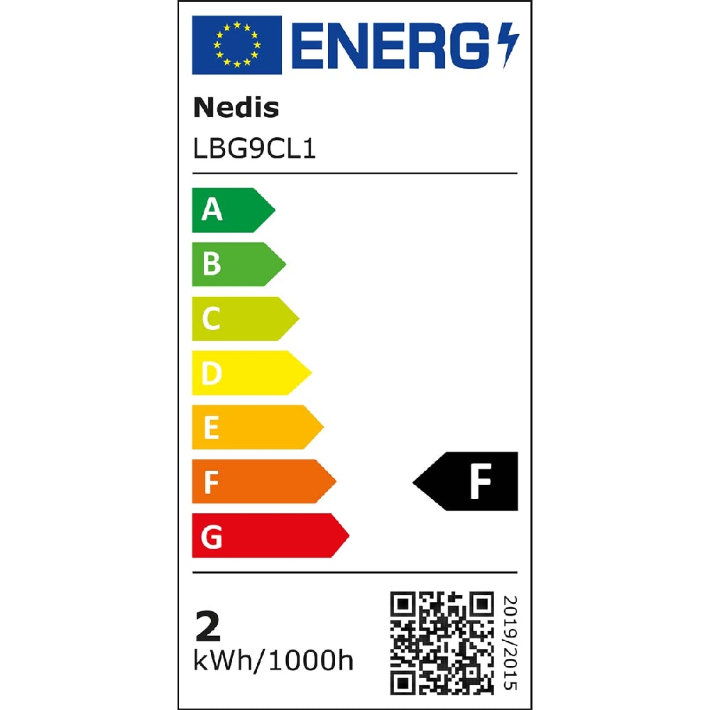 Nedis Klar LED-lampa Varmvit G9, 2W, 200lm, 2700K