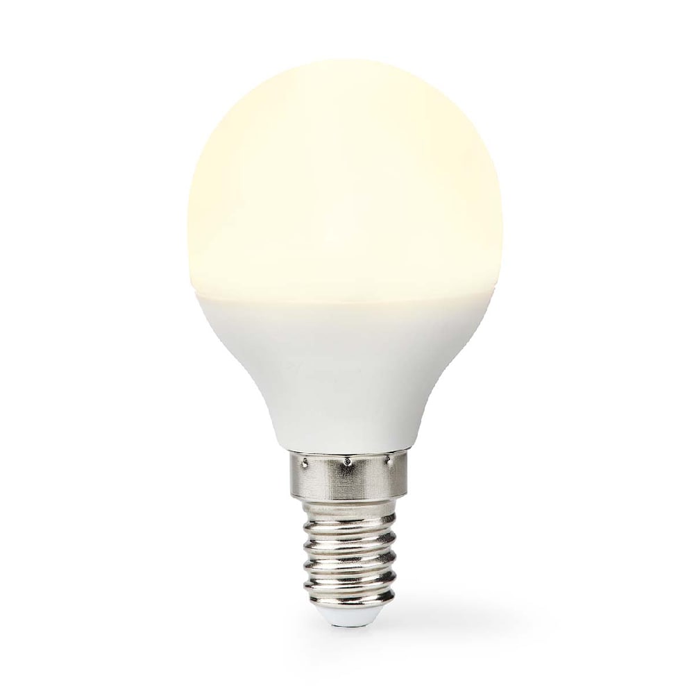 Nedis Frostad LED-lampa Varmvit E14, G45, 4.9W, 470lm, 2700K