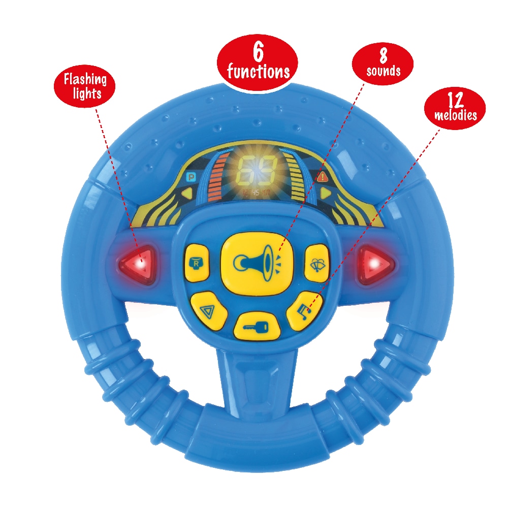 Leksaksratt för Barn med Ljudeffekter