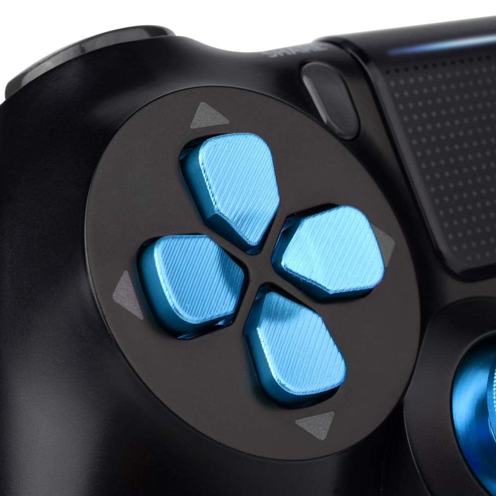 Tumgrepp och knappar till PS4-handkontroll - Blå