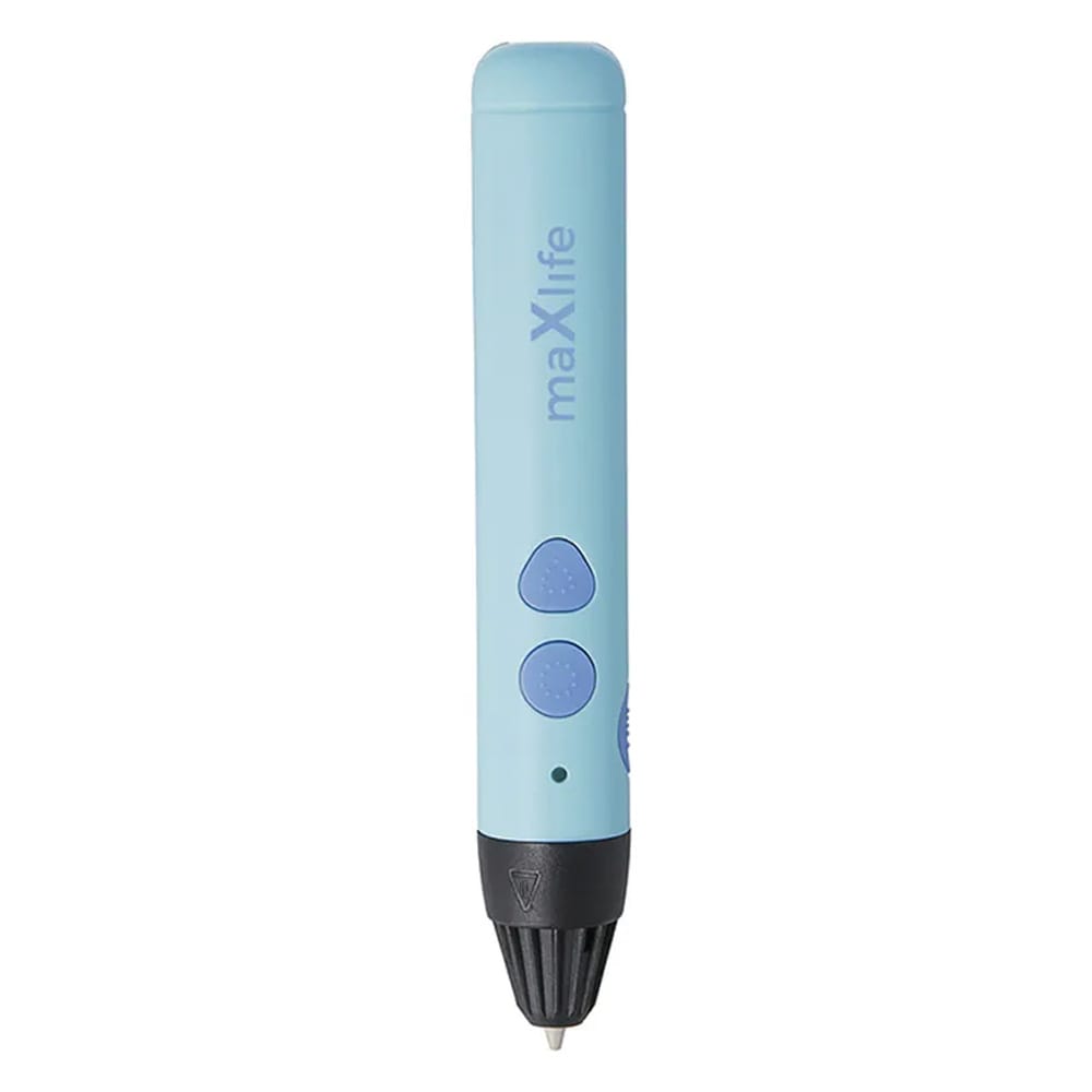 Maxlife Blå 3D-Penna med PLA-färger - MXPP-110