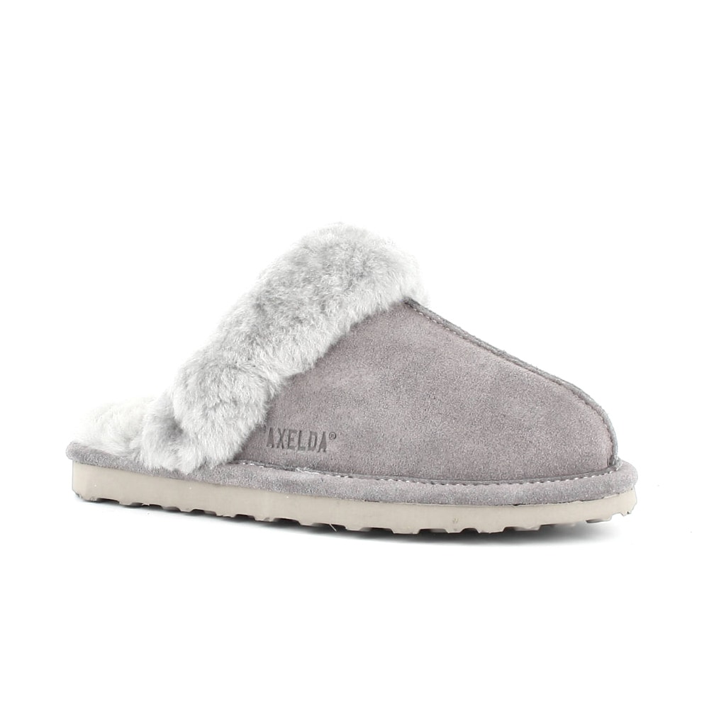 Axelda Nancy 39 - Fårskinnstoffla Ljusgrå