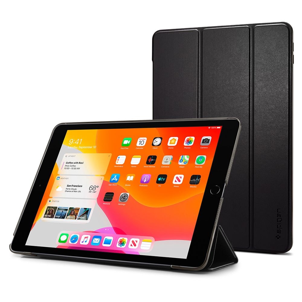 Spigen Smart Fold iPad 10.2 2021/2020/2019 Svart