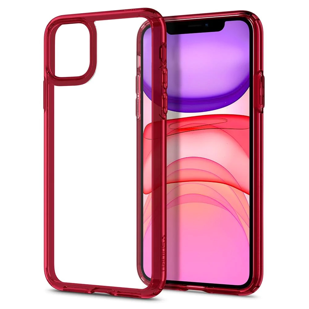 Spigen Ultra Hybrid Case iPhone 11 Röd