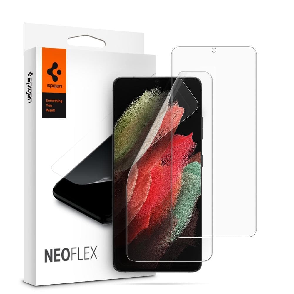 Spigen Neo Flex Skärmskydd Samsung Galaxy S21 Ultra 2-pack