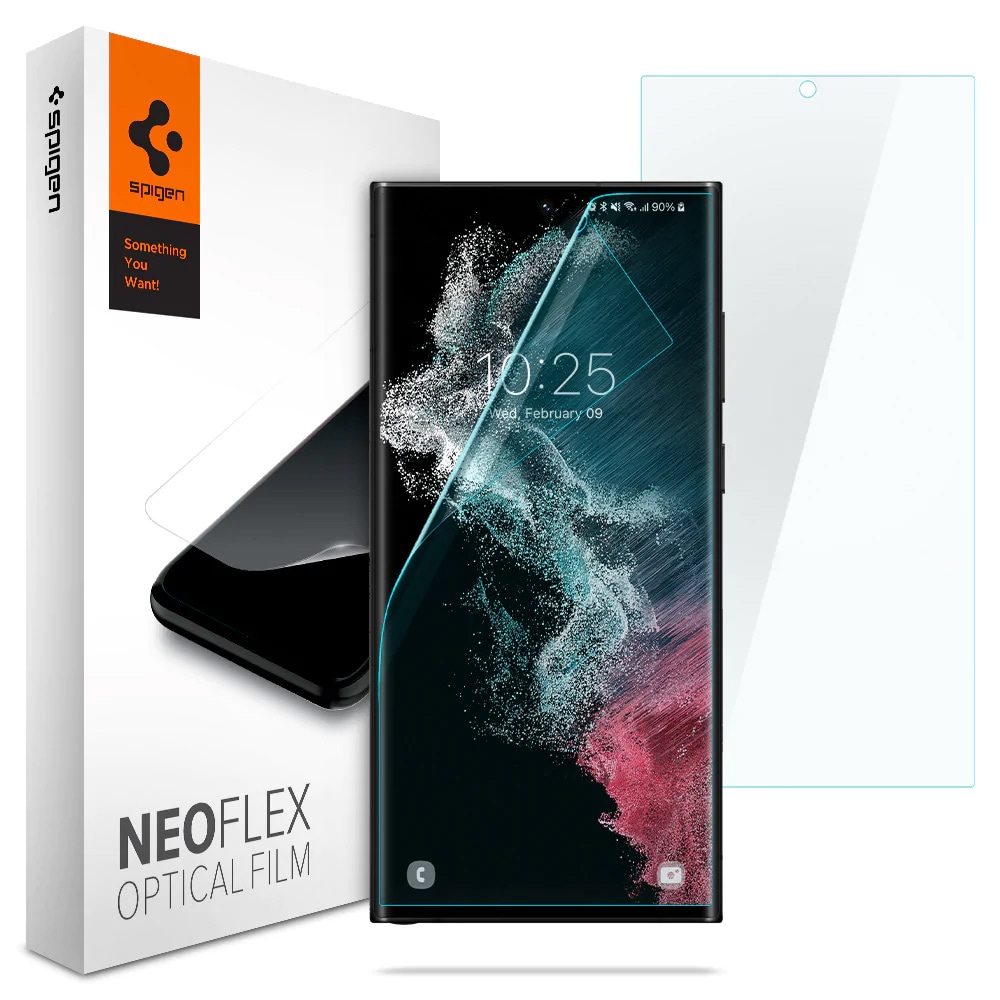 Spigen Neo Flex Skärmskydd Samsung Galaxy S22 Ultra 2-pack