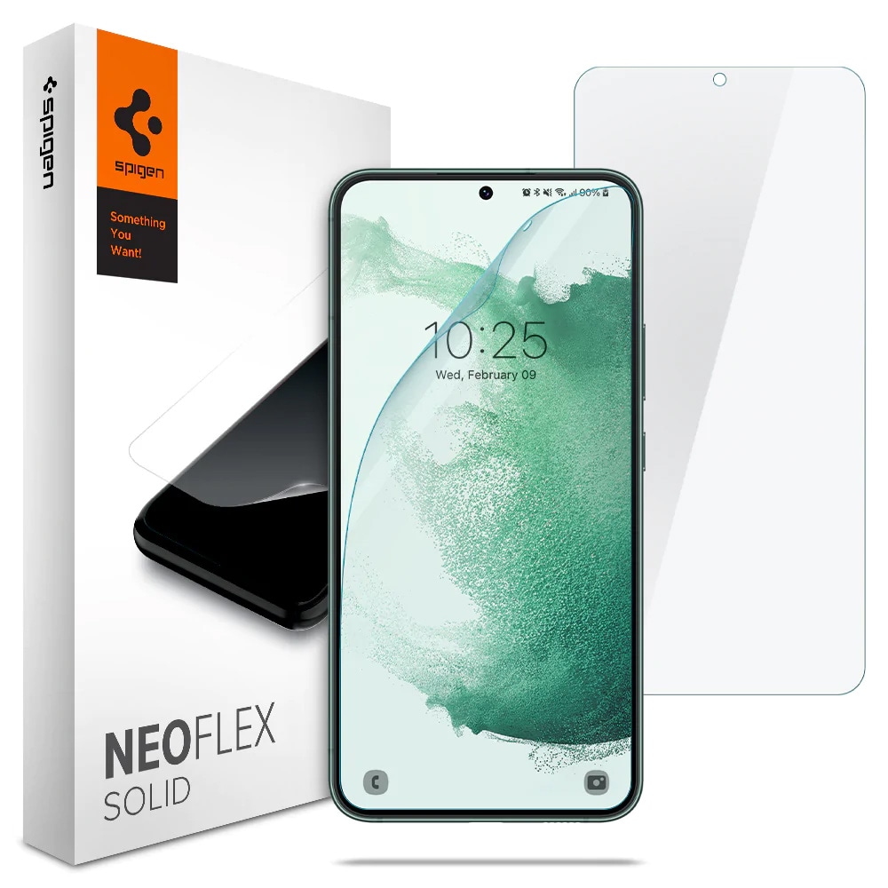 Spigen Neo Flex Solid Skärmskydd Samsung Galaxy S22+ 2-pack