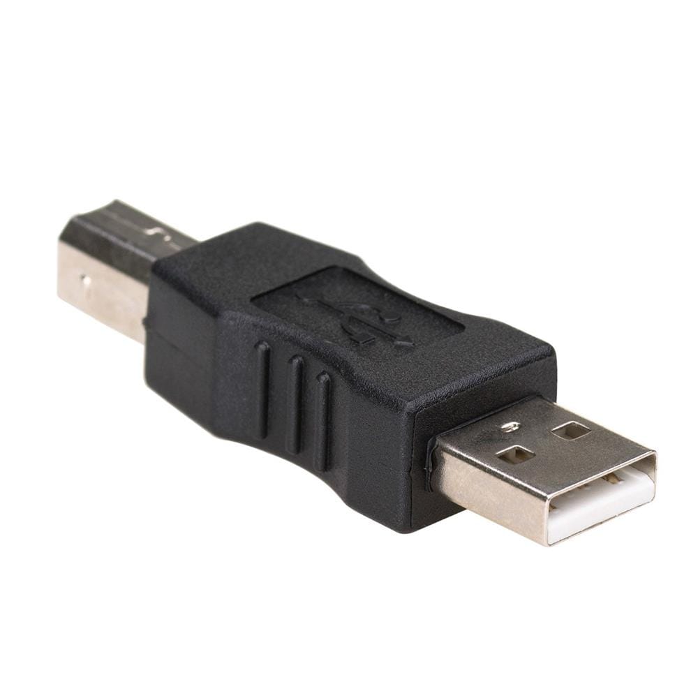 Akyga Adapter USB-A-hane - USB-B-hane - Svart