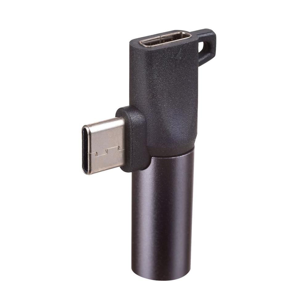 Akyga Adapter USB-C-hane - USB-C-hona + 3,5 mm-hona