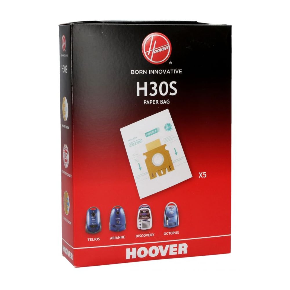 Hoover H30S Dammsugarpåsar 5-pack