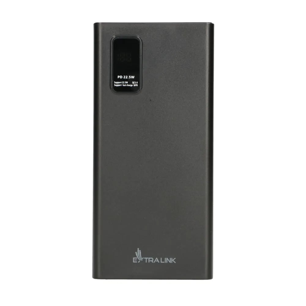Extralink Powerbank EPB-067B, 10000mAh USB-C - Svart