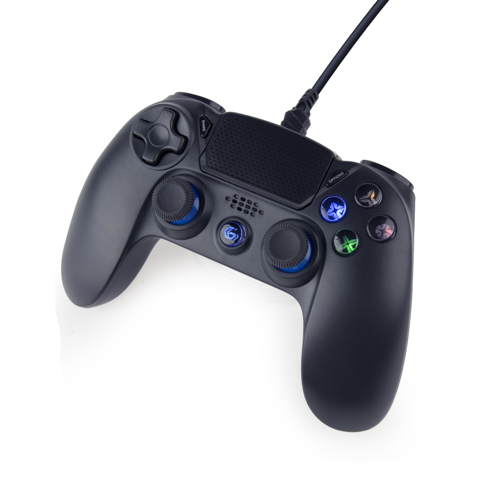 Gembird Trådad handkontroll för Playstation 4 och PC - Svart