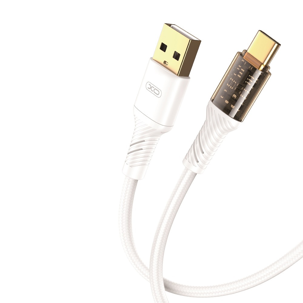 XO USB-kabel USB - USB-C 1m 2,4A - Vit