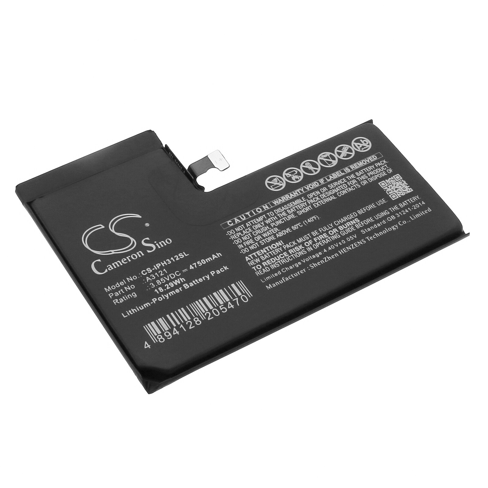 Batteri till SmartPhone, Mobil för Apple A2849, A3106, A3108 m.fl.