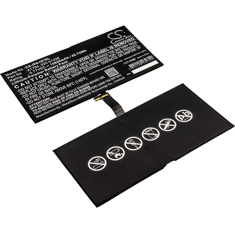 Batteri till Tablett för Apple iPad Pro 12.9 2nd Gen, iPad Pro 12.9 2017 2nd Gen m.fl.