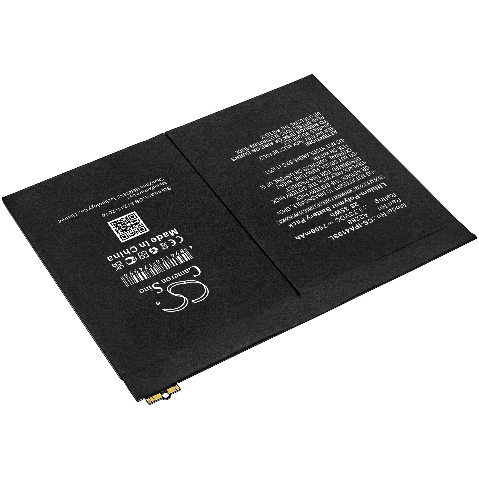 Batteri till Tablett för Apple iPad Air 4, iPad Air 4 10.9" 2020, A2324 m.fl.