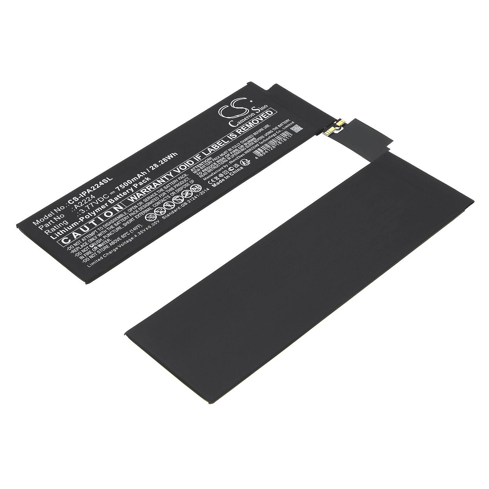 Batteri till Notebook, Bärbar dator för Apple iPad Pro 11 2020, A2228 m.fl.