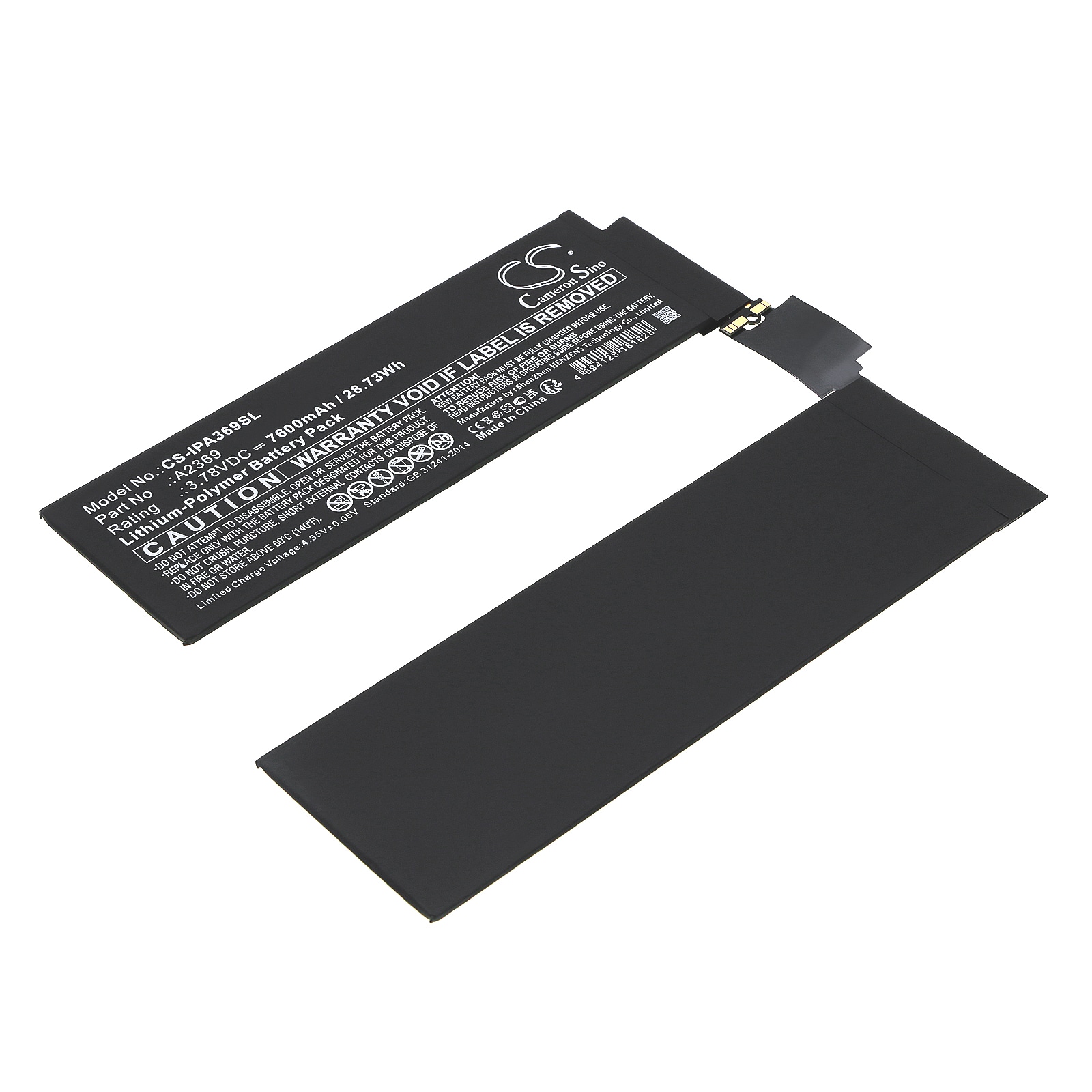 Batteri till Tablett för Apple iPad Pro 11 2021, iPad Pro 11 3rd Gen 2021, A2377 m.fl.