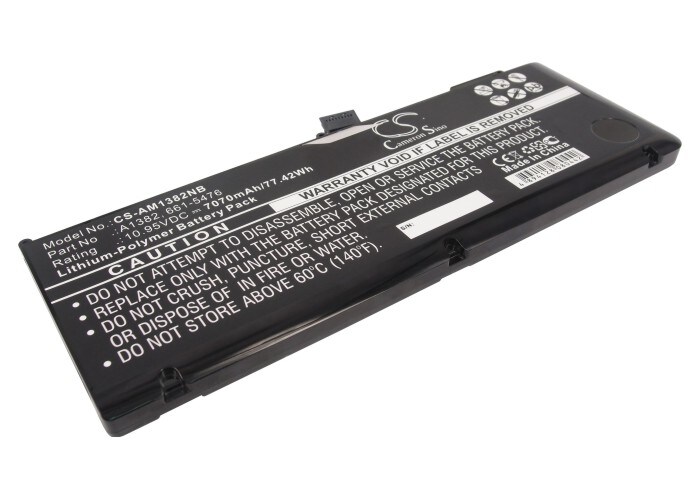 Batteri till Notebook, Bärbar dator för Apple Macbook Pro 15" inch i7 m.fl.