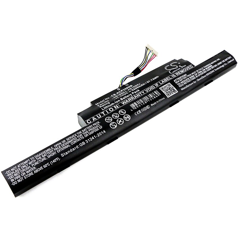 Batteri till Notebook, Bärbar dator för Acer Aspire E5-575G-53VG, Aspire E5-575-33BM m.fl.