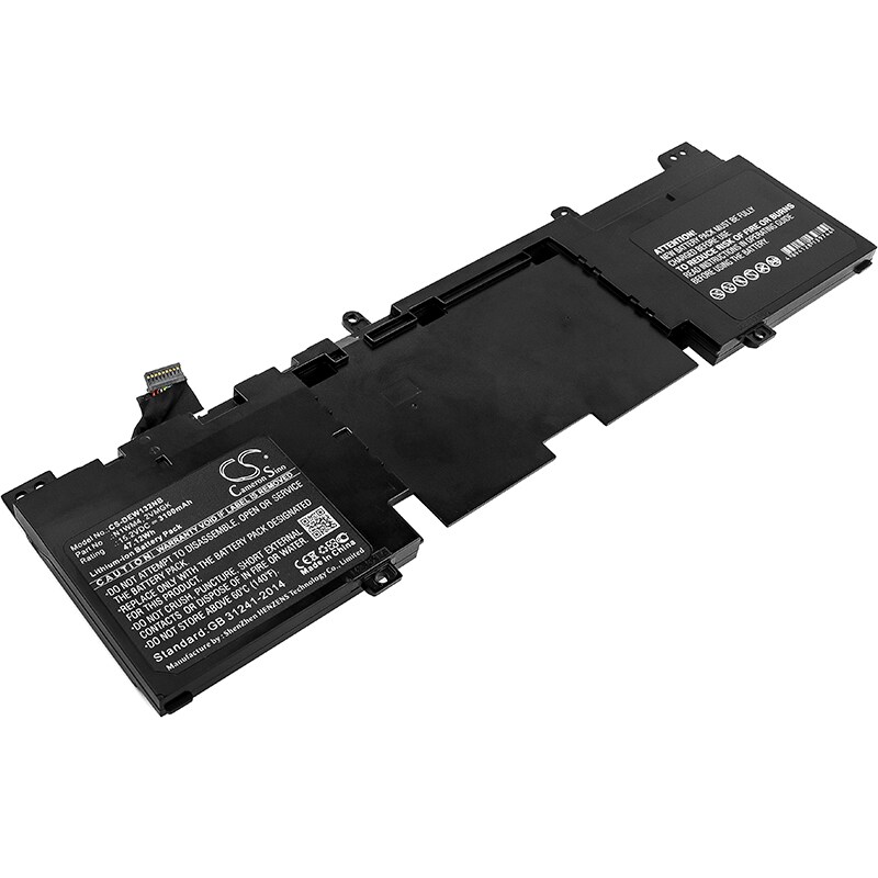 Batteri till Notebook, Bärbar dator för DELL Alienware 13 R2, Alienware 13 R2 13.3" m.fl.