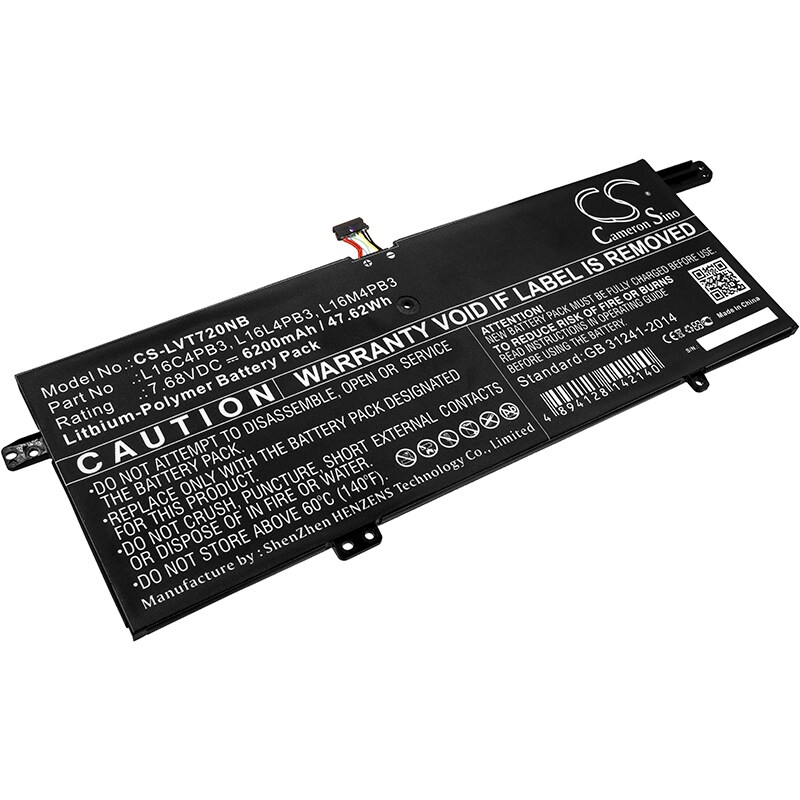 Batteri till Notebook, Bärbar dator för Lenovo IdeaPad 720s, Ideapad 720S-13IKB m.fl.