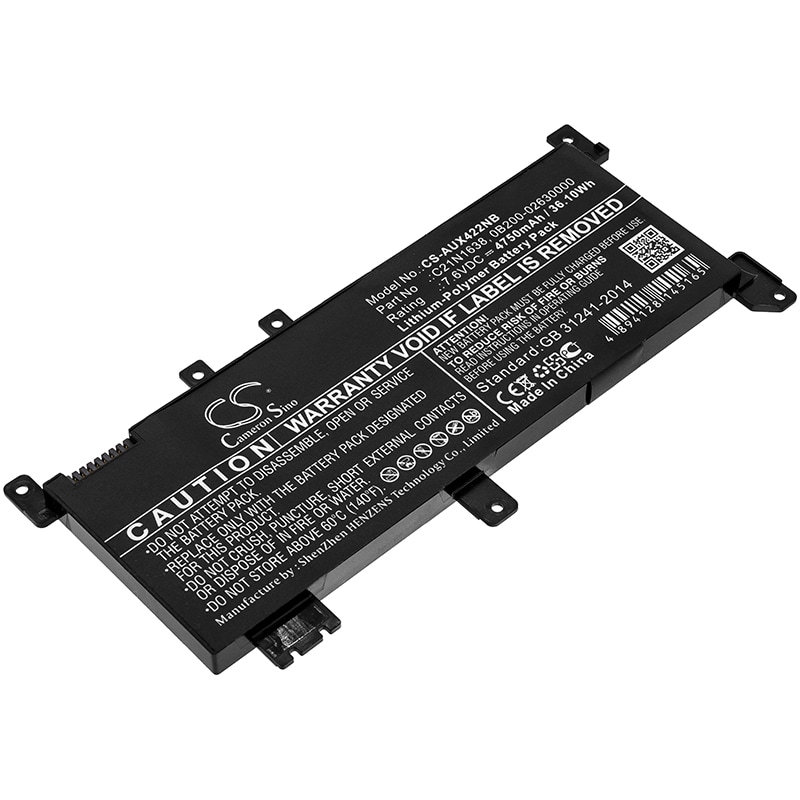 Batteri till Notebook, Bärbar dator för Asus Vivobook X442, VivoBook 14 X442UR m.fl.