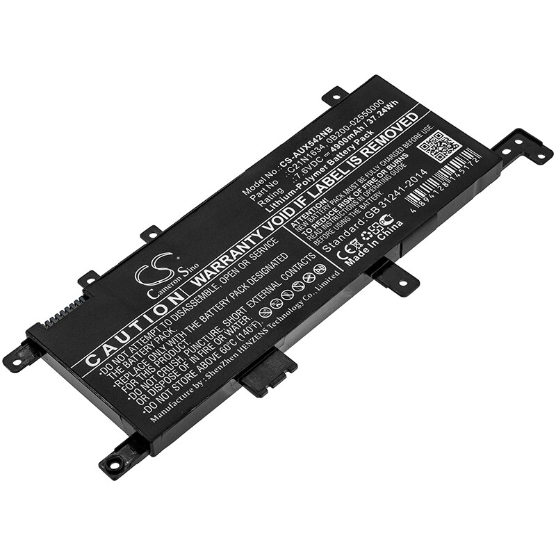 Batteri till Notebook, Bärbar dator för Asus VivoBook F542UF, VivoBook X452 m.fl.
