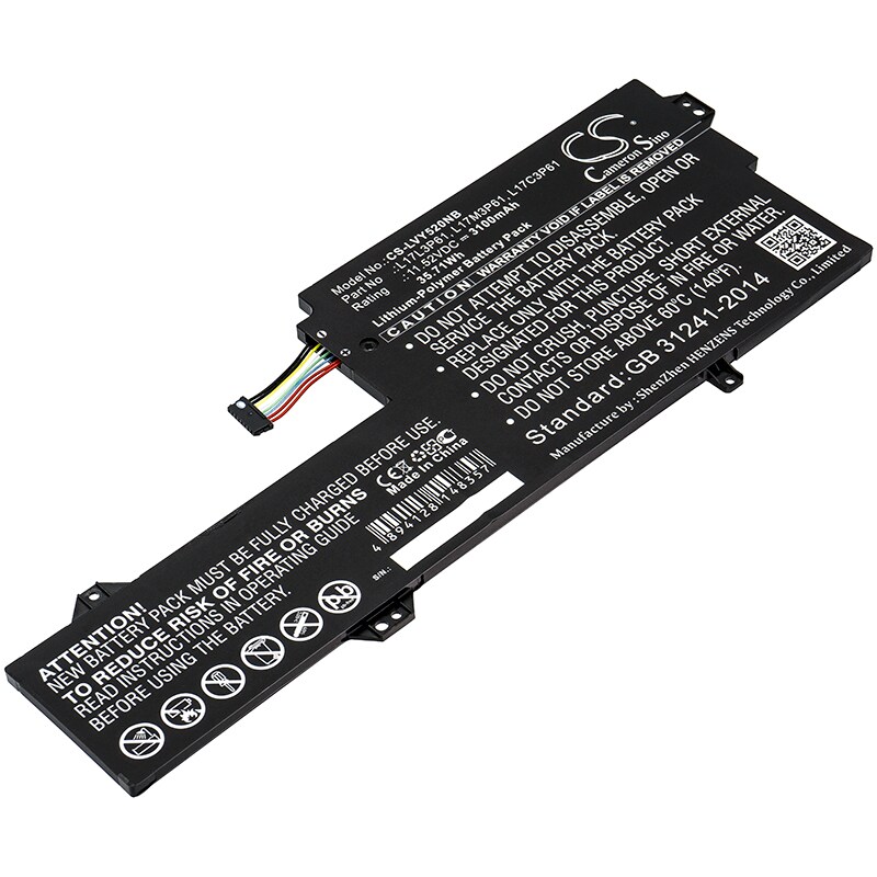 Batteri till Notebook, Bärbar dator för Lenovo Yoga 520-12, Yoga 520 12 m.fl.