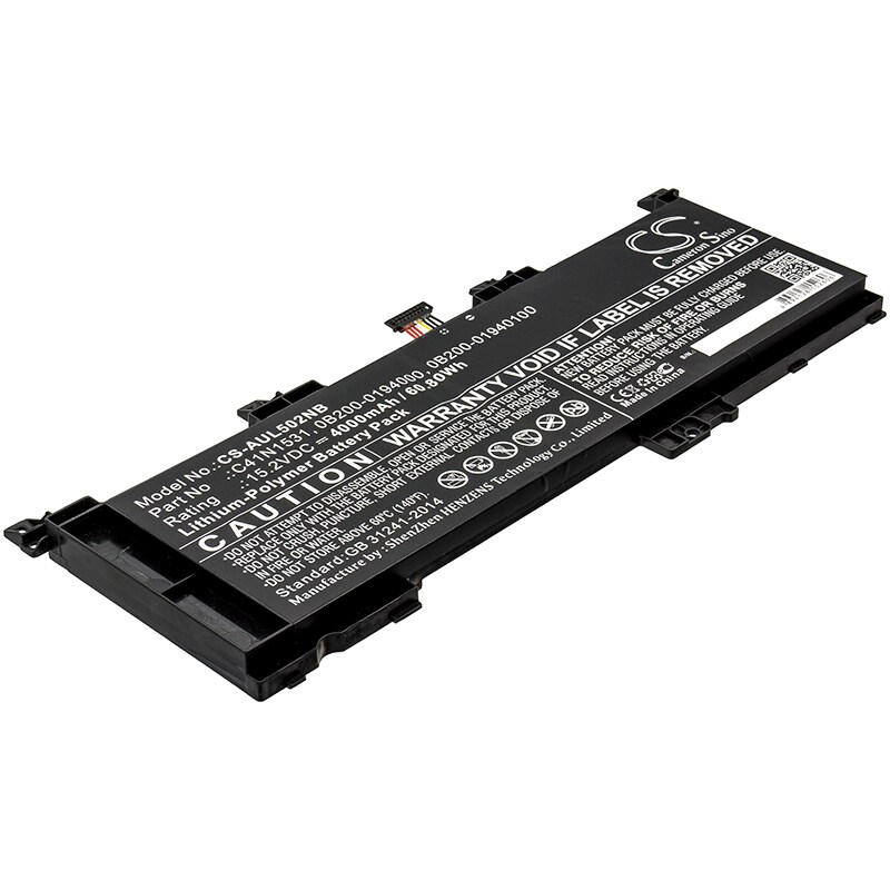 Batteri till Notebook, Bärbar dator för Asus GL502VS-GZ422T, GL502VS-FY255T m.fl.