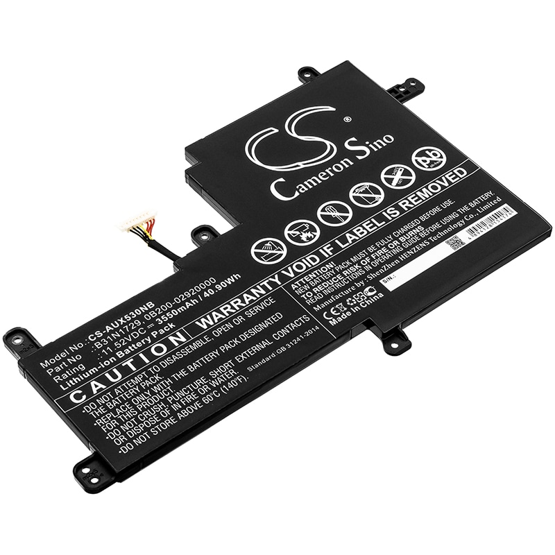 Batteri till Notebook, Bärbar dator för Asus VivoBook S15 S530UA, VivoBook S15 S530 m.fl.