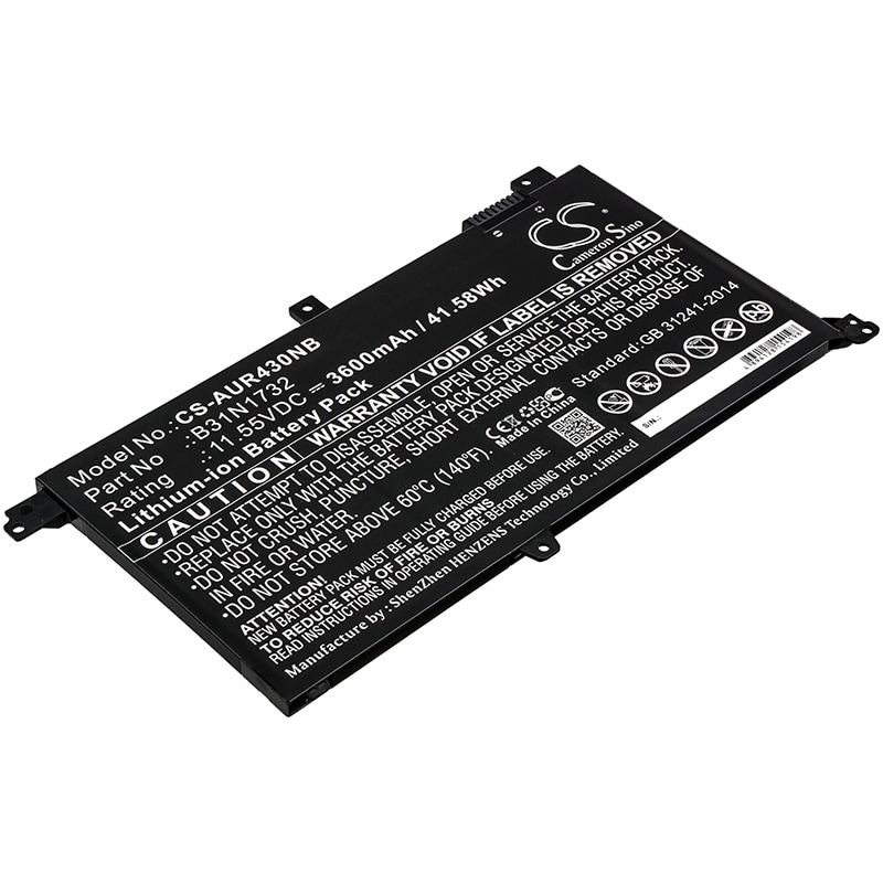 Batteri till Notebook, Bärbar dator för Asus S430UF, K430UF, V430UF m.fl.