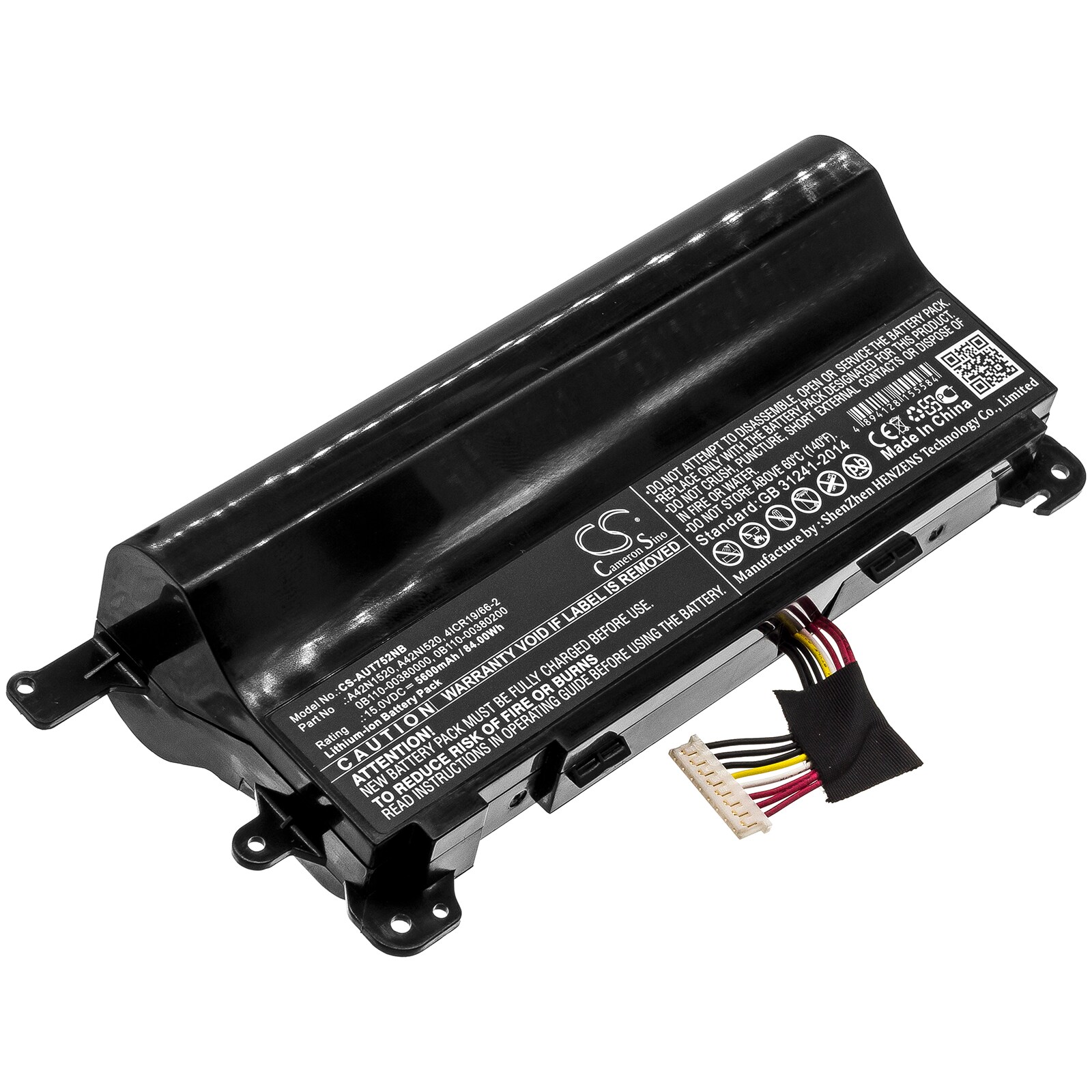 Batteri till Notebook, Bärbar dator för Asus G752VY-T7031T, G752VY-GC174T m.fl.
