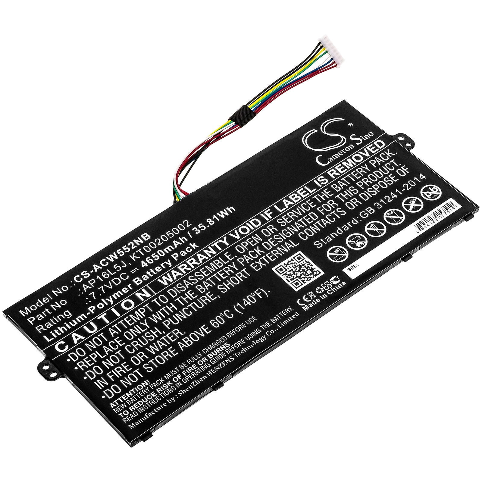 Batteri till Notebook, Bärbar dator för Acer swift 5 sf514-53t-58pj m.fl.