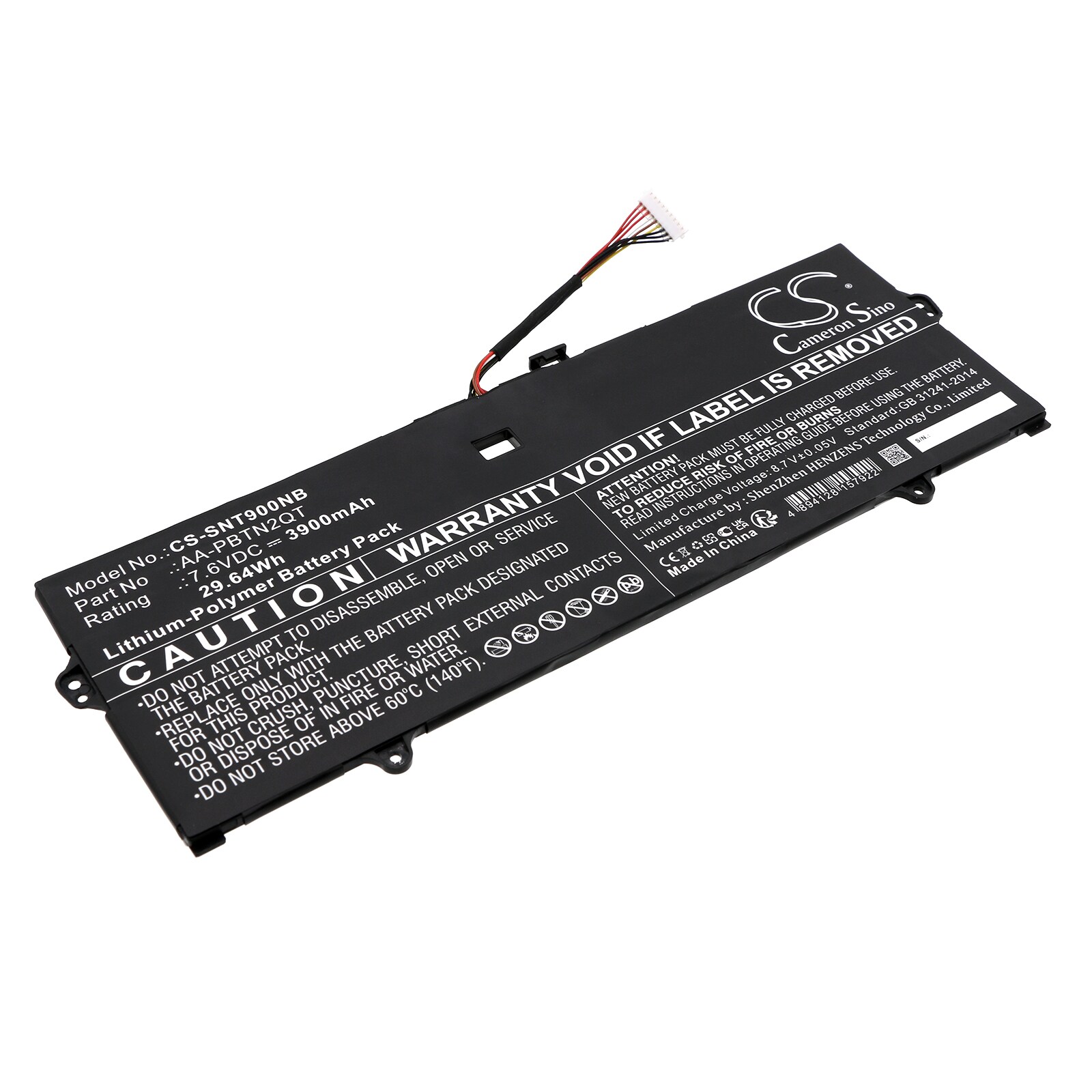 Batteri till Notebook, Bärbar dator för Samsung NT900X3N-K79W, NT900X3Y-A58A m.fl.