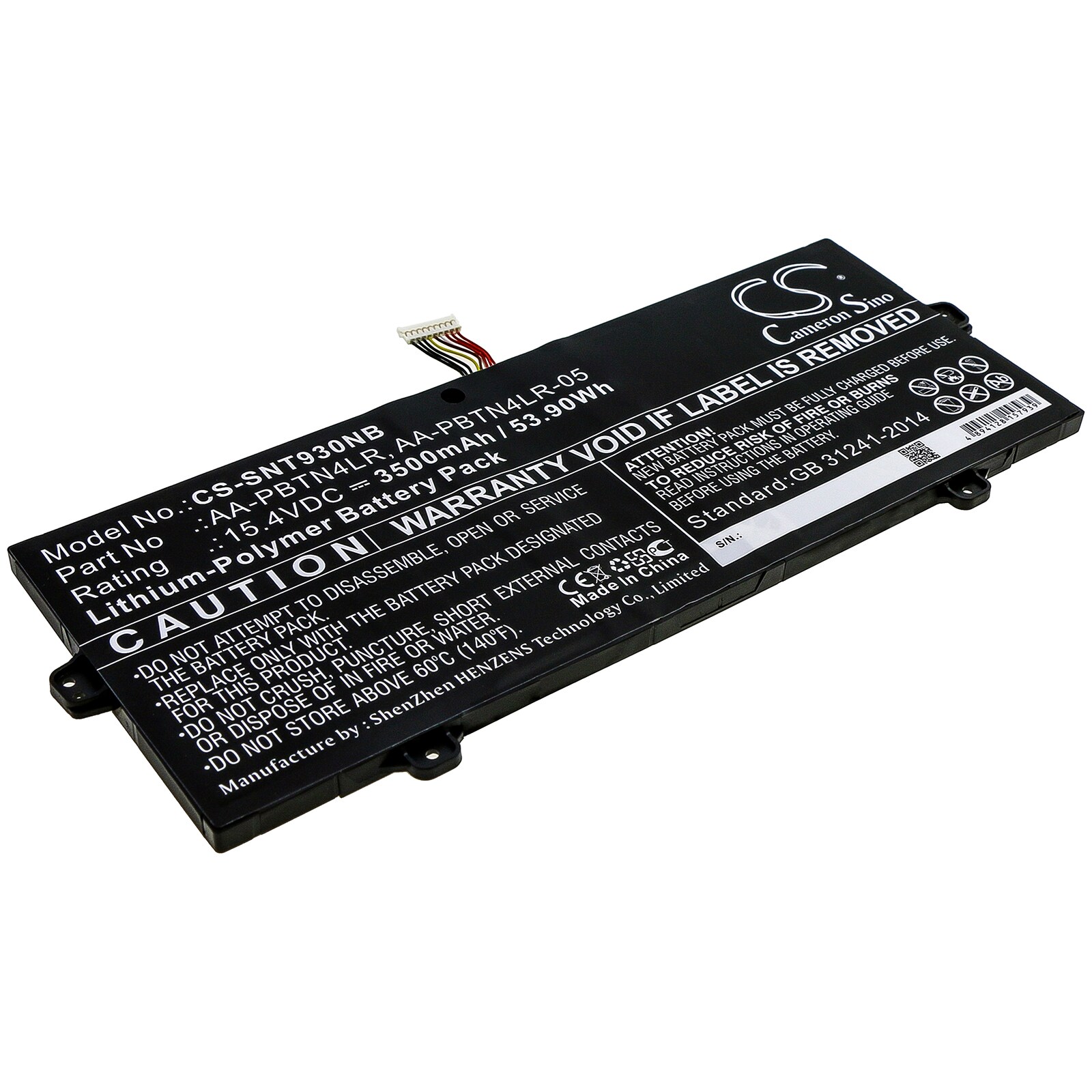 Batteri till Notebook, Bärbar dator för Samsung NT930SBE-X716, NT930SBV, NT950SBE-K38 m.fl.