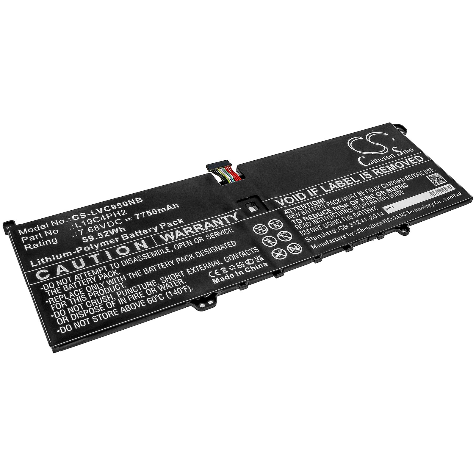Batteri till Notebook, Bärbar dator för Lenovo Yoga C950